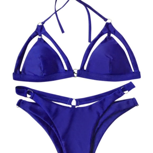 Other - NWT Blue cutout bikini